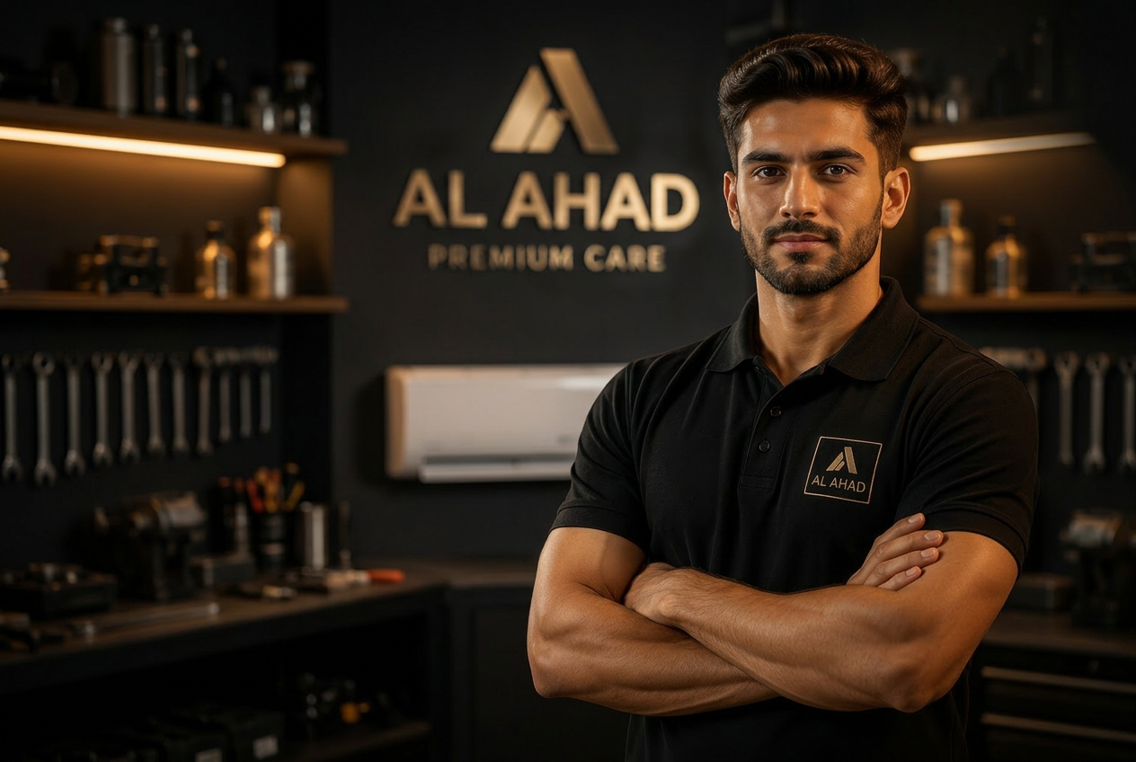 Certified Al Ahad technician in premium workshop