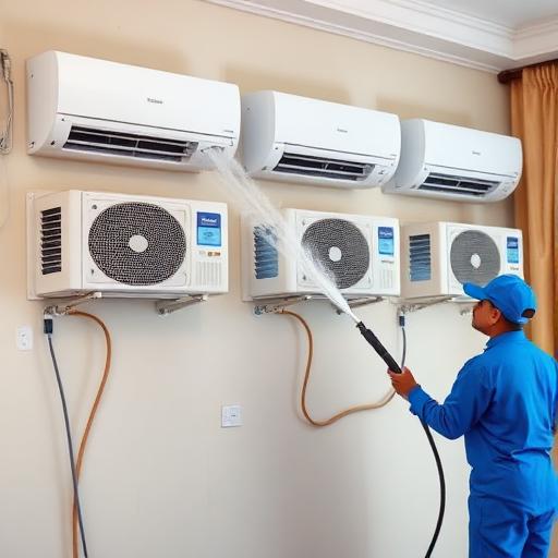 Foam-Jet deep cleaning package for three air conditioners